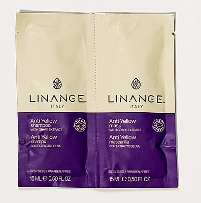LA31042 Lin Anti Yellow Shampoo &amp; Mask Sample 2x15ml